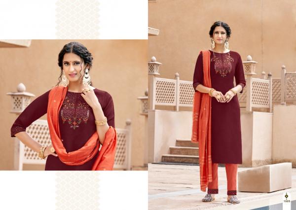 Jinesh Nx Amaira Festive Wear Rayon Designer Kurti Pant With Dupatta Collection